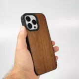 iPhone 14 Pro Max Case Hülle - Eleven Wood - Walnut