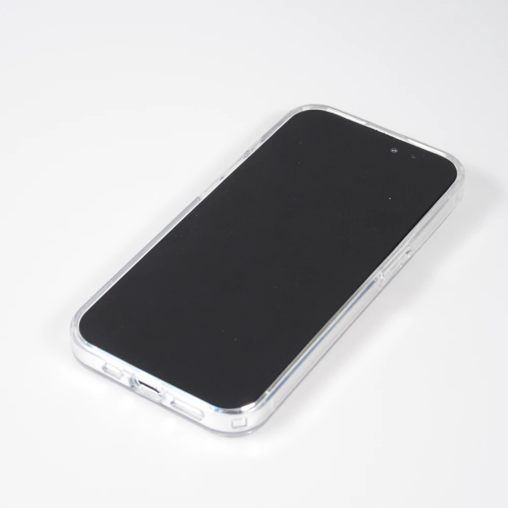 Coque iPhone 14 Pro Max - Gel silicone Machine Armor Type-G20 MagSafe - Bleu clair