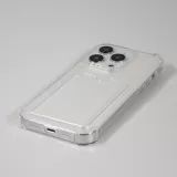 Coque iPhone 14 Pro - Gel silicone bumper super flexible avec porte-carte transparent