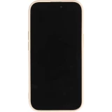 Coque iPhone 14 Pro - Gel silicone souple - Relaxed Cat - Beige