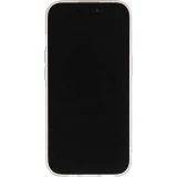 Coque iPhone 14 Pro - Gel silicone vagues color&eacute;es - Caf&eacute; Mocha