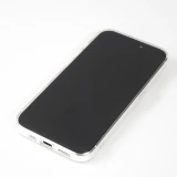 Coque iPhone 14 Pro - Gel silicone vagues color&eacute;es - Caf&eacute; Mocha