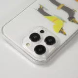 iPhone 15 Case Hülle - Silikon transparent Gummi Dogs 4 Season - Transparent