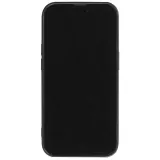 Coque iPhone 13 Pro Max - Glass marbre avec bord en silicone - Bleu clair