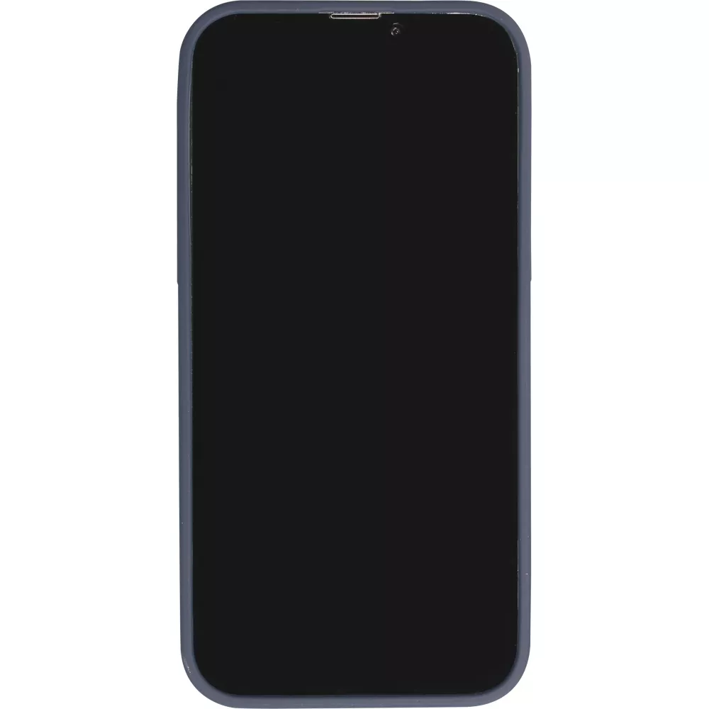 Coque iPhone 13 Pro - Jelly cover glass semi-transparente MagSafe - Navy blue