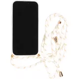 Samsung Galaxy S24 Case Hülle - Bio Eco-Friendly Vegan mit Handykette Necklace - Weiss