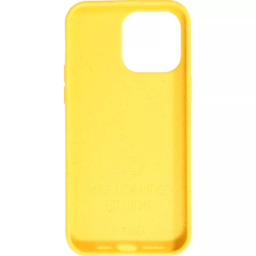 iPhone 14 Pro Max Case Hülle - Bioka Biologisch Abbaubar Eco-Friendly Kompostierbar - Seele der Schildkröte - Gelb