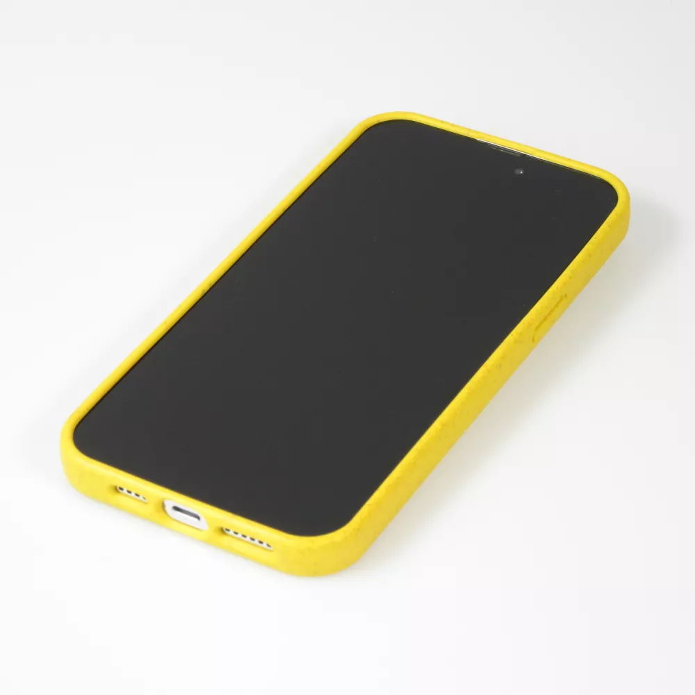 iPhone 14 Pro Max Case Hülle - Bioka Biologisch Abbaubar Eco-Friendly Kompostierbar - Seele der Schildkröte - Gelb