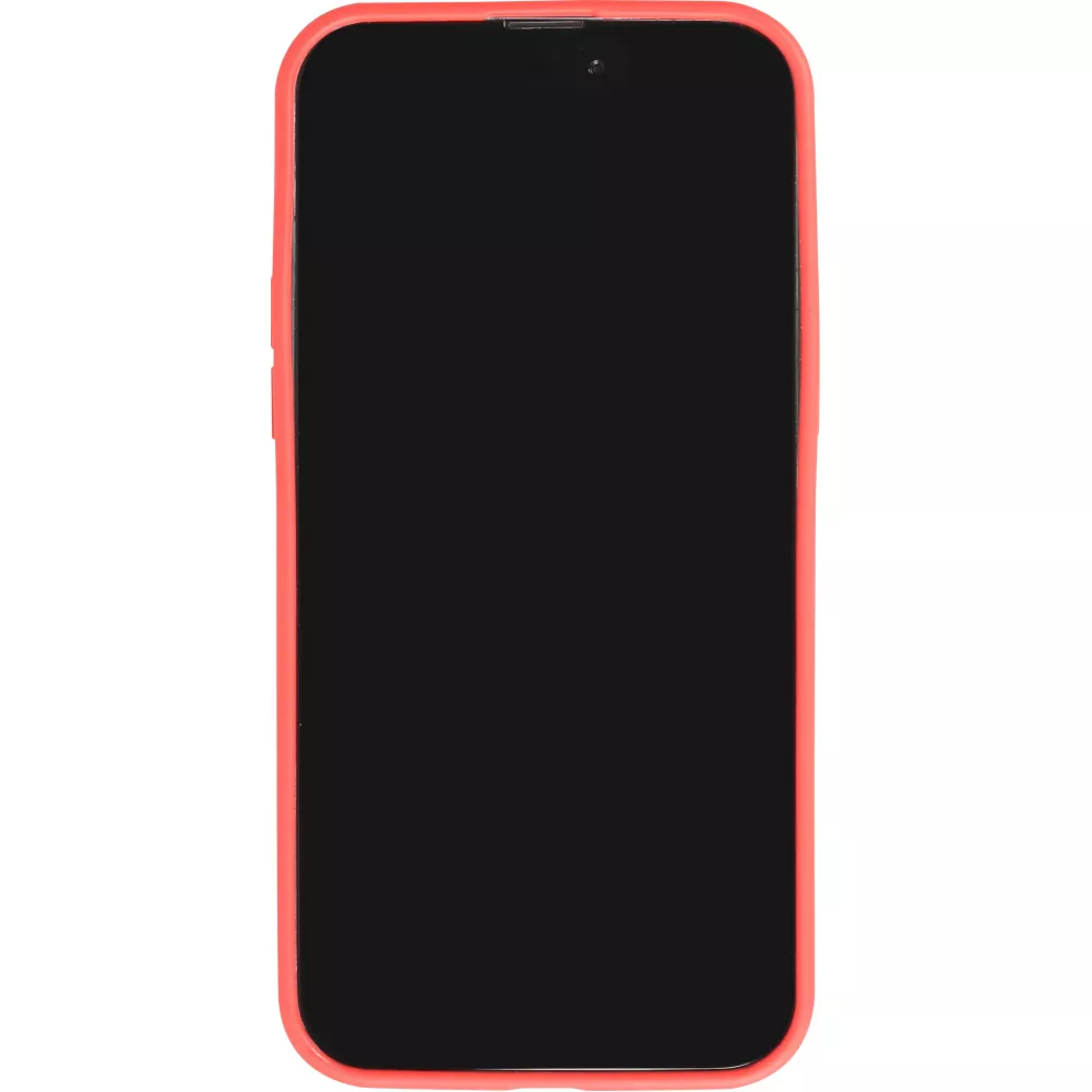 Coque iPhone 14 Pro Max - Bioka biodégradable et compostable Eco-Friendly - Esprit de la tortue - Rouge