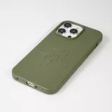 iPhone 14 Pro Max Case Hülle - Bioka Biologisch Abbaubar Eco-Friendly Kompostierbar - Seele der Schildkröte - Dunkelgrün