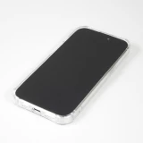 Coque iPhone 15 Pro - Gel bumper chat miroir - Transparent