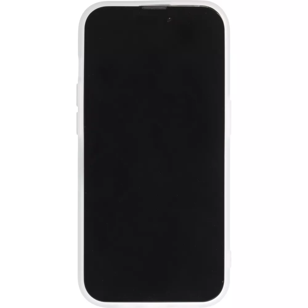 iPhone 14 Pro Max Case Hülle - Mattes Silikon mit aufgedrucktem Marmoreffekt - Grün
