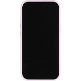Coque iPhone 15 Pro - Silicone mat MagSafe avec anneau de support - Violet clair