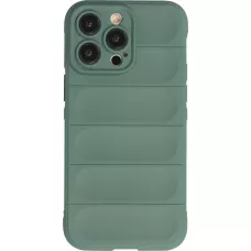 Coque iPhone 14 Pro - Silicone renforcé avec double couche de protection - Vert