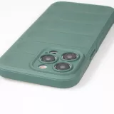 Coque iPhone 14 Pro - Silicone renforcé avec double couche de protection - Vert