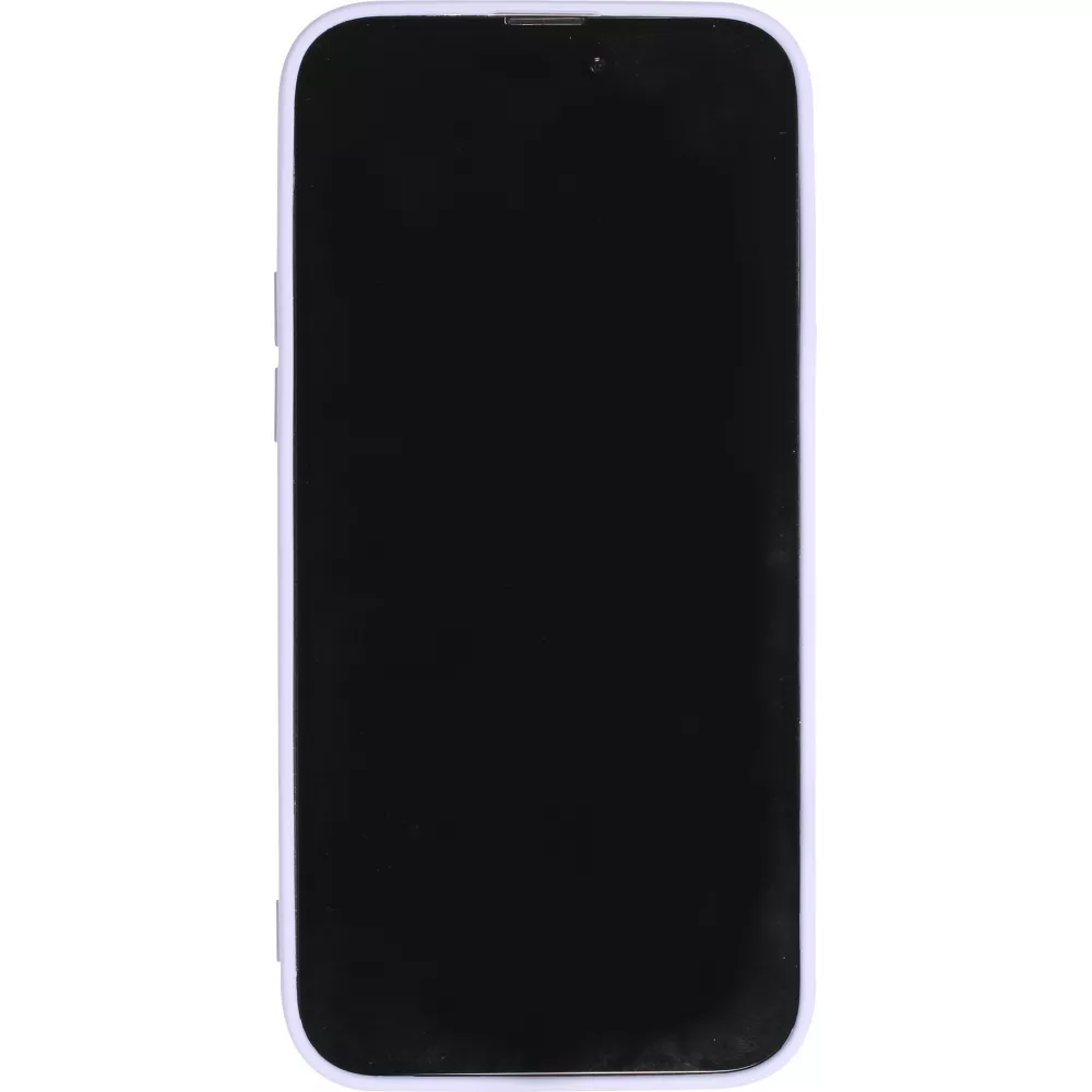 iPhone 14 Pro Max Case Hülle - Soft Touch mit Ring - Hellviolett