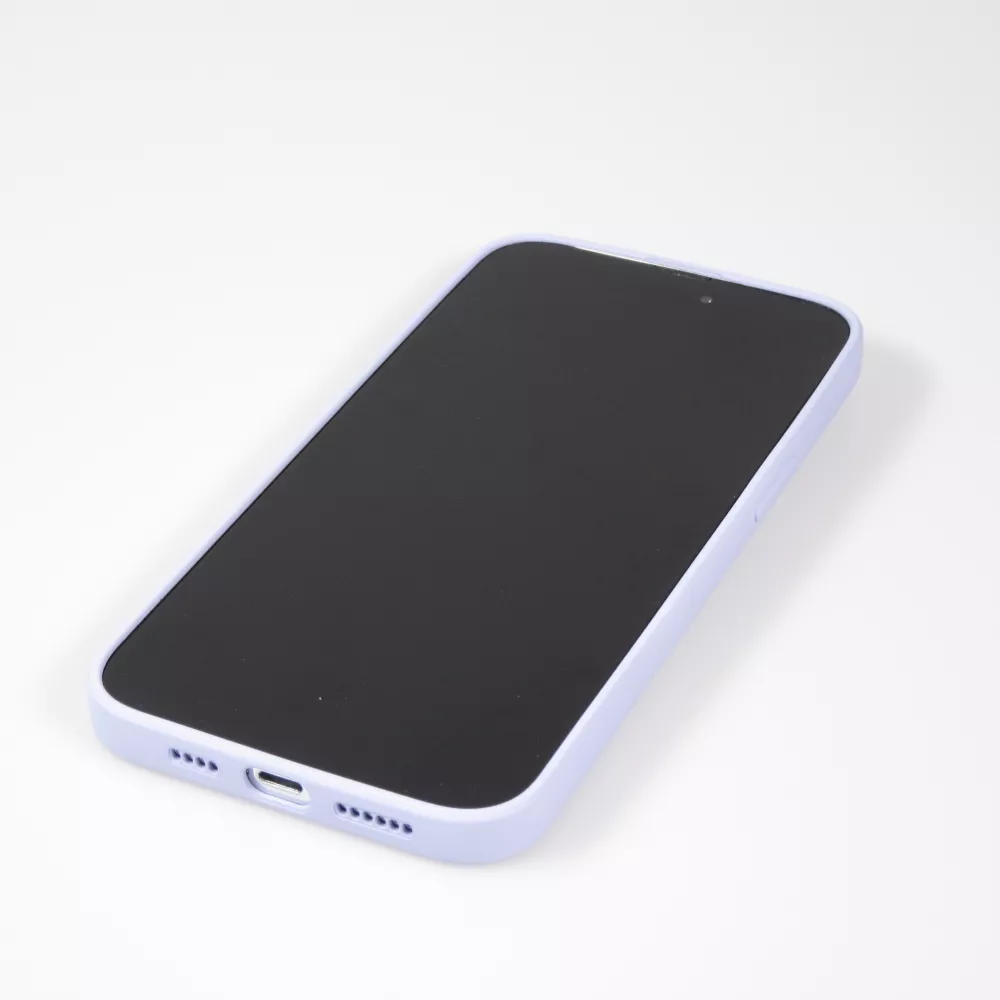 iPhone 14 Pro Max Case Hülle - Soft Touch mit Ring - Hellviolett