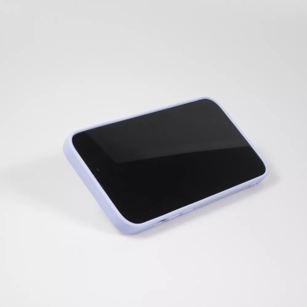 iPhone 14 Pro Max Case Hülle - Soft Touch mit Ring - Hellviolett