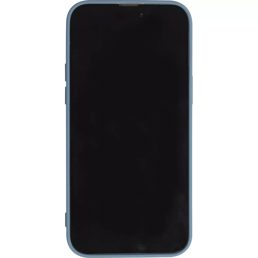 iPhone 14 Pro Max Case Hülle - Soft Touch mit Ring - Blau