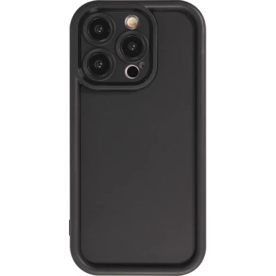 Coque iPhone 15 Pro - gel silicone super flexible avec absorbeur de 360 degr&eacute;s - Noir