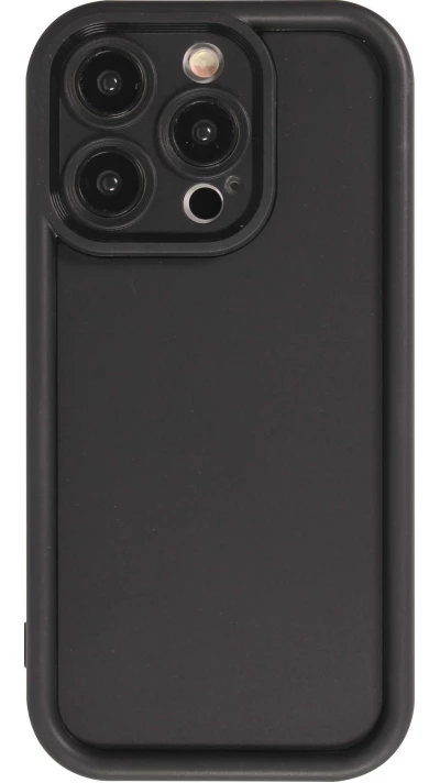 Coque iPhone 15 Pro Max - gel silicone super flexible avec absorbeur de 360 degr&eacute;s - Noir