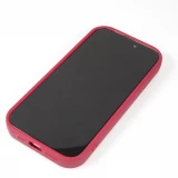 iPhone 15 Pro Max Case Hülle - Gel Silikon super flexibel mit 360 Grad Dämpfer - Rot