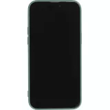 Coque iPhone 14 - Soft Touch avec anneau - Vert foncé