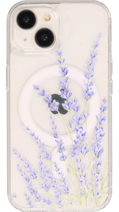 iPhone 15 Case H&uuml;lle - Gel Silikon MagSafe - Spring Vibes Flowers Nr. - 5