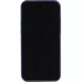 Coque iPhone 15 Plus - Gel souple avec vitre de protection caméra MagSafe - Bleu foncé