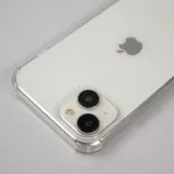 iPhone 16e Case Hülle - Gummi transparent bumper mit Seil - Grün / gold
