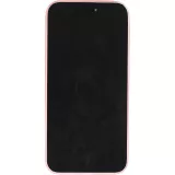 Coque iPhone 15 - Plastique ultra fin semi-transparent mat - Rose