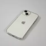 Coque iPhone 15 - Gel transparent avec paillettes - Transparent