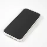 Coque iPhone 15 - Gel transparent avec paillettes - Transparent