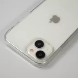 Coque iPhone 15 - Gel transparent avec paillettes - Transparent
