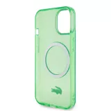 iPhone 15 Plus Case Hülle - Lacoste Transparent-Lackgel mit MagSafe - Hellgrün
