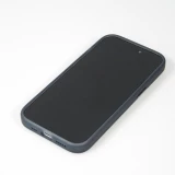 Coque iPhone 15 Pro Max - MWK Cyber Grid silicone avec MagSafe - Noir