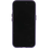 Coque iPhone 15 Pro Max - MWK Cyber Grid silicone avec MagSafe - Violet
