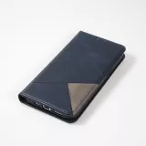 Hülle iPhone 15 Pro Max - Flip Geometrisch blau