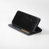 Hülle iPhone 15 Pro Max - Flip Geometrisch blau