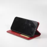 Coque iPhone 15 Pro Max - Flip Géometrique - Rouge