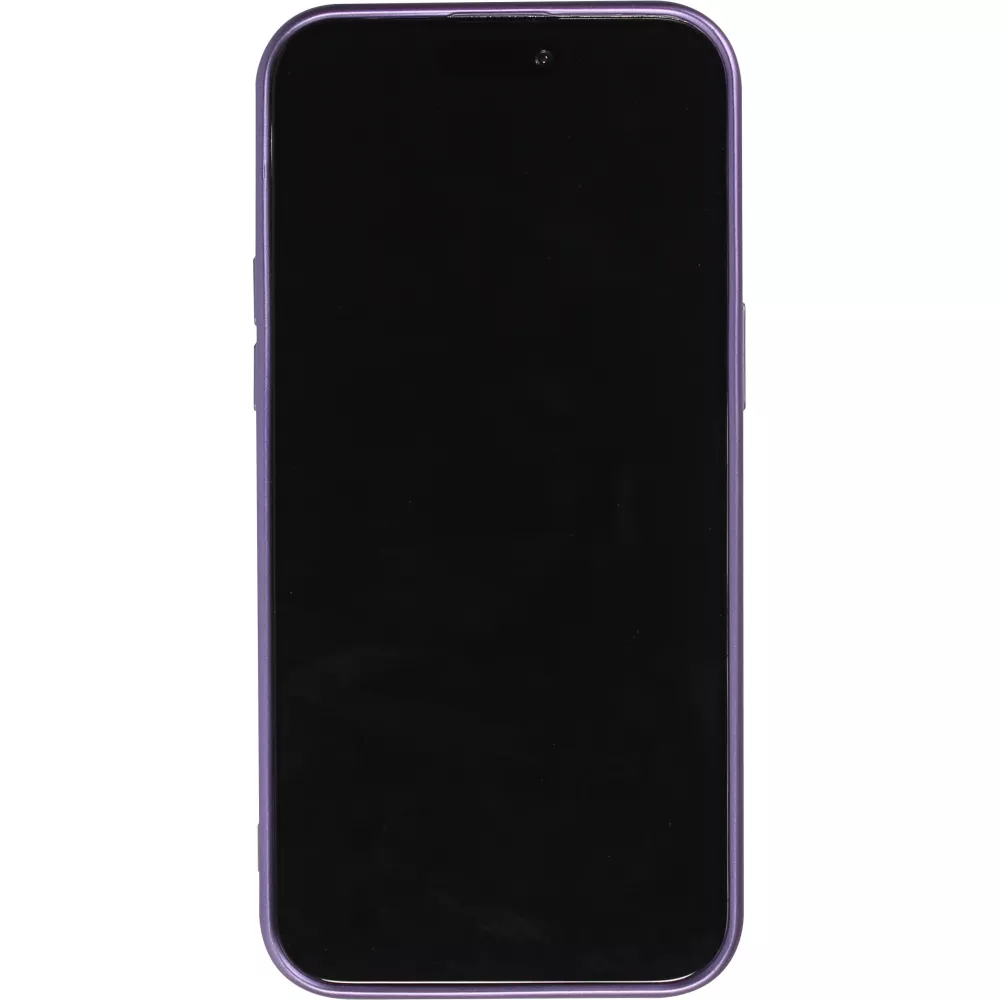 Coque iPhone 16 - Gel souple avec vitre de protection caméra MagSafe - Violet