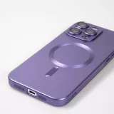 Coque iPhone 16 - Gel souple avec vitre de protection caméra MagSafe - Violet