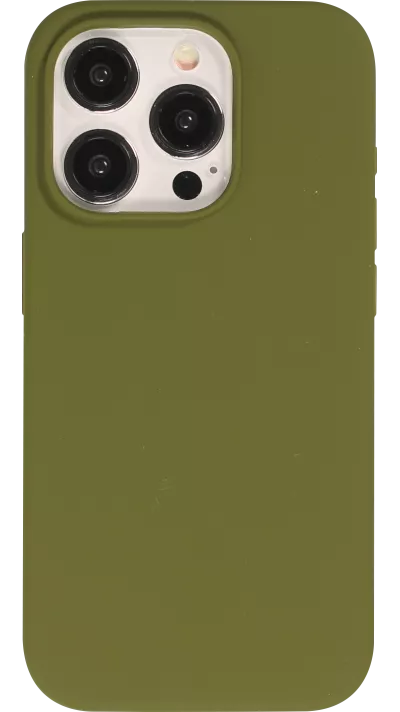 Coque iPhone 15 Pro Max - Soft Touch - Vert militaire