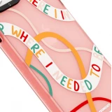 Coque iPhone 15 Pro Max - Youngkit @Blushing. ginger Positive Quotes Case - Rouge