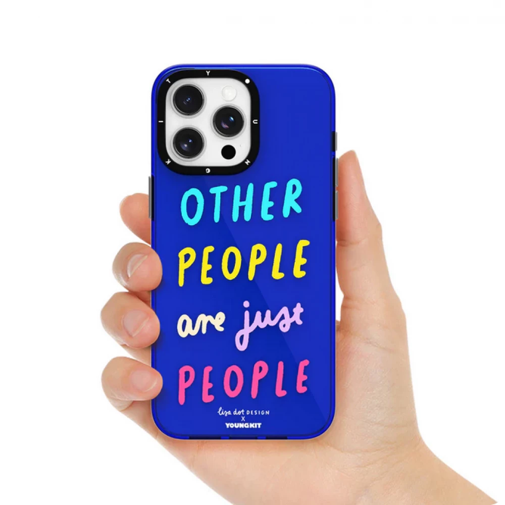 iPhone 15 Pro Case Hülle - Youngkit @LisadotDesign Positive Quotes Case Overthink this