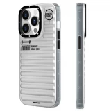 iPhone 15 Pro Max Case Hülle - Youngkit True Color Luggage-Inspired mit MagSafe - Silber