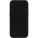 Coque iPhone 15 Pro Max - Silicone avec forme de vague 3D mat - Noir