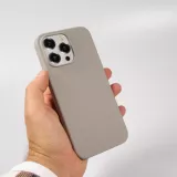 Coque iPhone 15 Pro - Soft Touch - Taupe