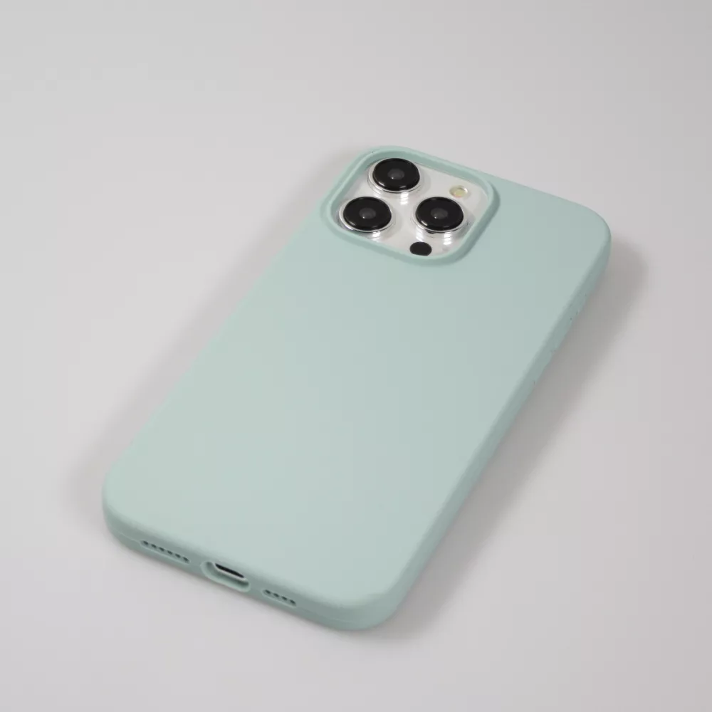 iPhone 15 Pro Case Hülle - Soft Touch - Wassergrün
