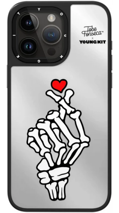 Coque iPhone 15 Pro Max - Youngkit @Tobe Fonseca Mirror Case avec MagSafe - Skeleton